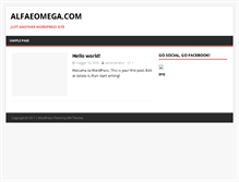 Tablet Screenshot of alfaeomega.com